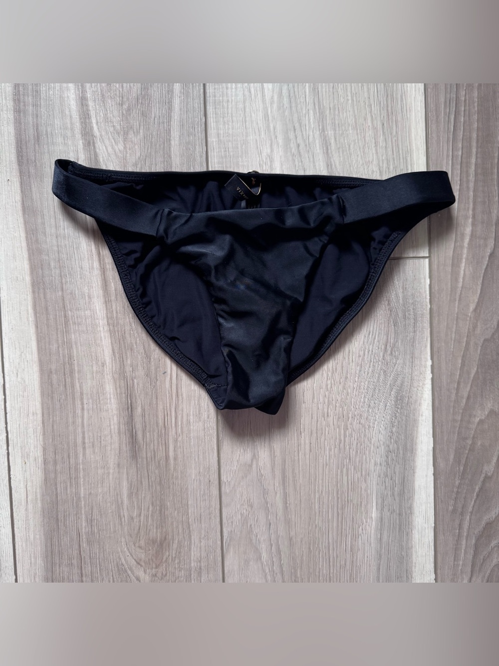 Women's Black Bikini Bottom - Classic Swim Brief